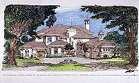 St Andrews Country Club in Boca Raton FL Tuscan Estate Home For Sale, 6 BRs, with golf & lake views