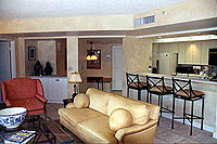 Mizner Court Living Room to Kitchen