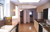 Mizner Tower Gourmet Kitchen & Breakfast Area