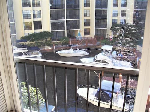 Boca Bayou 20-304 Royal Palm Way -view to boat slip