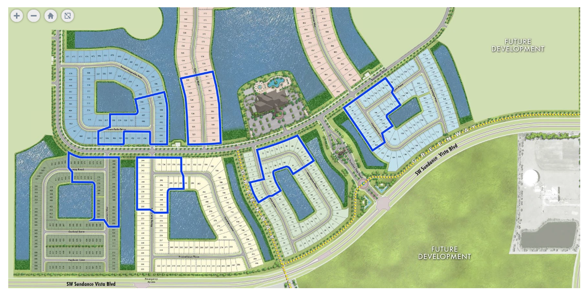 Valencia Vista Phase 1 site plan